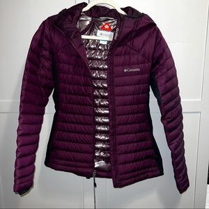 Columbia Powder Jacker in Purple Weatherproof